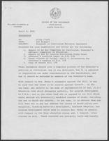 Memorandum from Lee Biggart to Allen Clark, April 8, 1981