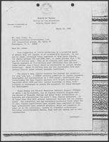 Correspondence between William P. Clements and Leon Green, February 15- March 24, 1982