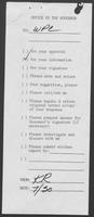 Memo from Karl Rove to Bill Clements, July 28, 1981