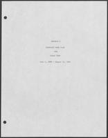Exhibit E: Proposed Work Plan for Texas 2000, July 1, 1980 - August 31, 1981