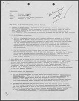 Memo from Rich Thomas to William P. Clements, Jr. regarding Projected State Budget Shortfalls, February 5, 1986