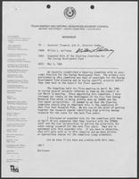 Memo from Milton Holloway to William P. Clements and William Hobby regarding expanded role of the Steering Committee for the Energy Development Fund, May 3, 1982