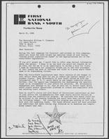 Letter from W. J. (Jim) Estelle, Jr. to William P. Clements, Jr., March 21, 1986