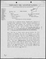 Press release titled "Post-election Survey Released"