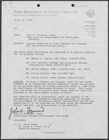 Memo from John Townsend and attached Request for Proposal (RFP) for establishment of Indochinese Refugee Education Center, March 10, 1980