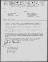 Memo from John Townsend to Jerome Chapman regarding summary task group on resettlement of Indochinese Refugees, March 10, 1980