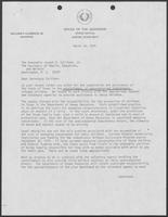 Correspondence between William P. Clements to Joseph A. Califano regarding Indochinese minors, March 19, 1979