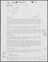 Memo from Jim Cicconi to Doug Brown regarding Seadrift Situation, August 13, 1979