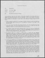 Memo from Jim Cicconi to Doug Brown regarding Non-Partisan Election of Judges, July 25, 1980