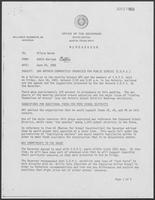 Memorandum from Eddie Aurispa to Hilary Doran, June 23, 1982