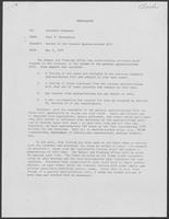 Memo from Paul Wrotenbery to William P. Clements, May 2, 1979