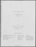 A Protective Survey of Security for the Governor of Texas by the United States Secret Service, 1980