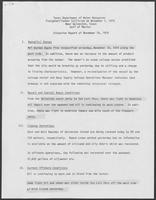 Report titled "Texas Department of Water Resources Freighter/Tanker Collision on November 1, 1979 near Galveston, Texas Gulf of Mexico, Situation Report", November 19, 1979