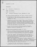 Contract and series of memos between William P. Clements, Jr., Rick Montoya, and Jim Richardson regarding the Zaragosa Bridge Engineering Project, September 1982