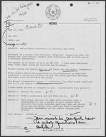 Memorandum from Allen B. Clark to Governor William P. Clements, Jr., May 27, 1981