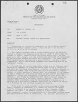 Memorandum from Jim Cicconi to George W. Strake, Jr., June 3, 1981