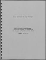 Annual Report of the Texas Commission on Jail Standards, January 31, 1979