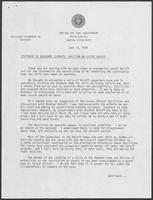 Form letter from William P. Clements regarding his position on Lester Roloff, June 14, 1979