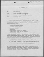 Memo from Richard English to Tobin Armstrong regarding Teachers' Professional Practices Commission, December 30, 1980