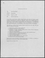 Memorandum from Doug Brown to Paul Wrotenbery, March 31, 1980