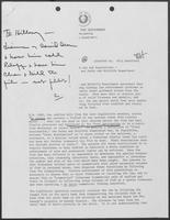 Memo from Paul Wrotenbery to William P. Clements, April 30, 1982