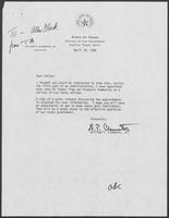 Letter and press release from William P. Clements, Jr. regarding Hispanic appointments, April 22, 1980