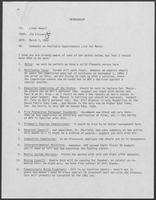 Memo from Jim Cicconi to Linda Howell regarding Comments on Available Appointments List for March, March 7, 1980