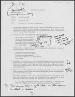 Memo from Jim Cicconi to Doug Brown regarding Creation of a "commerce department," October 3, 1979
