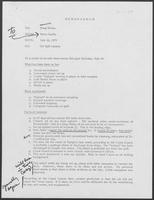 Memo from Steve Gaddy to Doug Brown regarding Oil Spill Update, July 16, 1979
