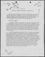 Memo titled "Liaison Unit: Conceptual Foundation, Structure, Responsibilities" undated