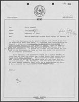 Memo from Jim Kaster to Polly Sowell, February 5, 1982