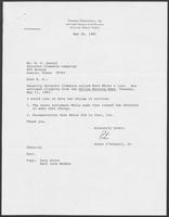 Letter from Peter O'Donnell to B.D. Daniel, May 24, 1982