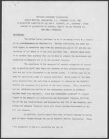 A Resolution Submitted by William P. Clements to the National Governors' Association regarding Support of Elimination of Windfall Profits Tax on Stripper Oil and Small Producers, February 1981