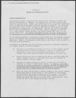 National Governors' Association Draft Statement on Refugee and Immigration Policy