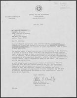 Letter from Allen B. Clark to Alvis A. Bentley, June 28, 1979