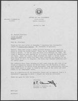 Correspondence between William P. Clements and Mr. Richard Froeliger, September 7- October 8, 1981