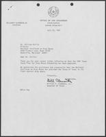 Letter Exchange between William P. Clements, Jr. and William Pollin, Director of the National Institute on Drug Abuse, June-July 1981