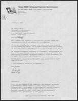 Letter and attached agenda from Randy Lee to Hilary Doran, January 8, 1982