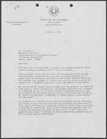 Letter from Hilary Doran to Sid Weiser, October 1, 1981