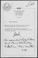 Memo from David A Dean to Tobin Armstrong October 4, 1979