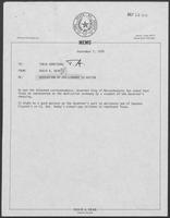 Memo from David Dean to Tobin Armstrong September 7, 1979 regarding Dedication of JFK Library in Boston