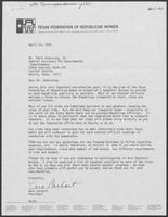 Letter from Vera Carhart to Tobin Armstrong, April 24, 1979