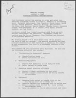 Meeting minutes for the Election Accuracy Program, August 3, 1982