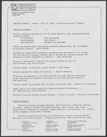 Meeting minutes for the Election Accuracy Program, July 16, 1982