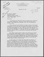 Letter to Wayne Thorburn from John Clark on Clark's law office letter head regarding problems with paying poll watchers, February 24, 1981 and associated materials, including "Internal Election Accuracy Timetable" from 1982