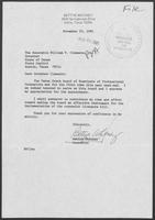Group of documents regarding State Board of Examiners of Professional Counselors, October-November 1981