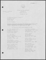 Appointment letter from William P. Clements, Jr. to Secretary of State, George Strake, February 14, 1980
