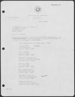 Appointment letter from William P. Clements to Secretary of State, George Strake, June 8, 1979