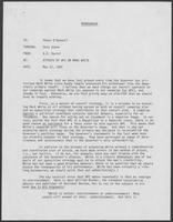 Memorandum from B.D. Daniel to Peter O'Donnell regarding attacks by WPC on Mark White, May 21, 1982
