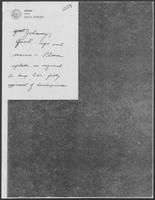 Memo from David Herndon to William P. Clements, December 18, 1981